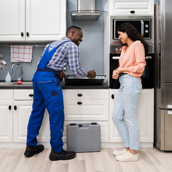 can you provide an estimate for cooktop repair before beginning any work in Kimballton